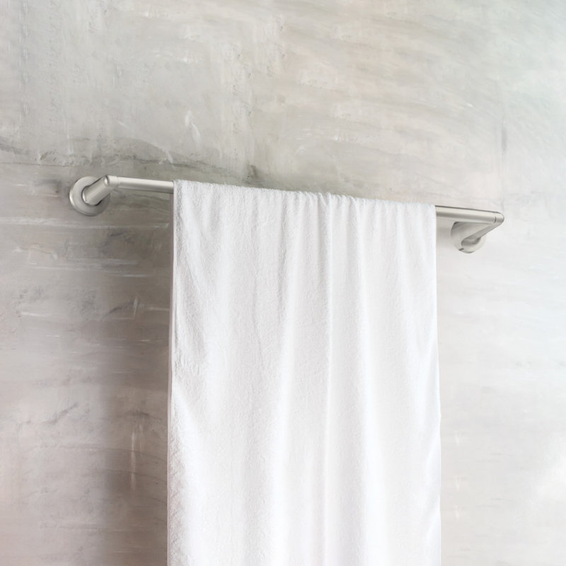 Design House Alta Bay Wall Mounted Towel Bar 18 Inch Brushed