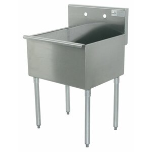 600 Series Single 1 Compartment Floor Service Sink