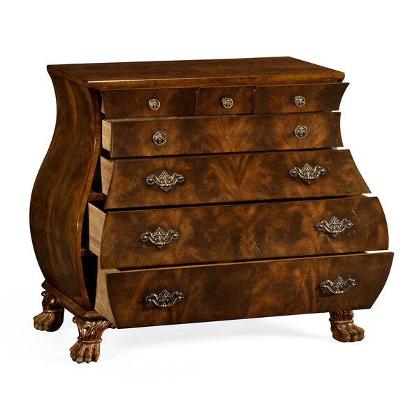 Brompton Bombe 7 Drawer Accent Chest By Jonathan Charles Fine Furniture