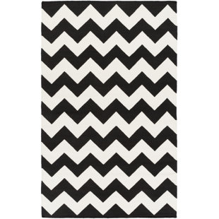 Black White Chevron Rugs You Ll Love Wayfair Bangor Black Chevron Area Rug