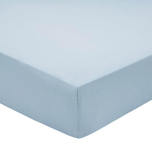 200 Thread Count Cotton Percale Fitted Sheet Bedeck of Belfast Size: Single (3'),