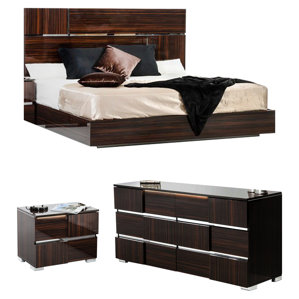 Falbo Modern Platform Configurable Bed..