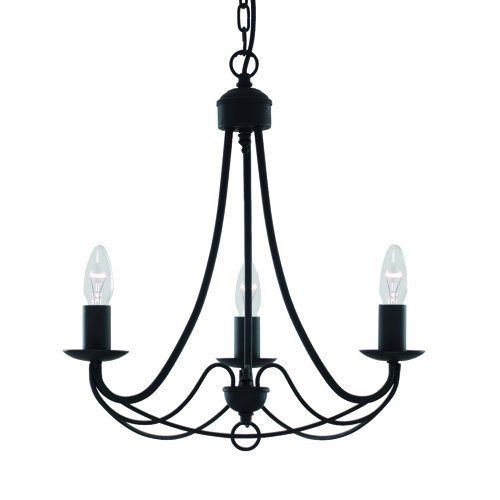 searchlight Lustre stylé MAYPOLE à 3 lampes