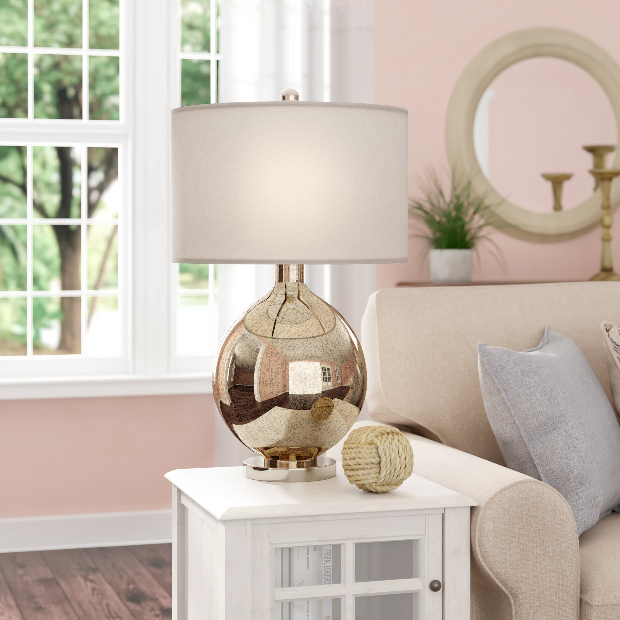 wayfair end table lamps