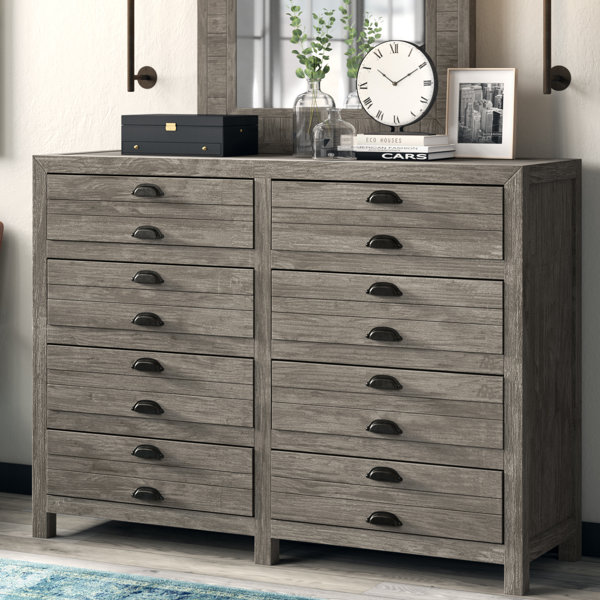Modern Dag 8 Drawer Double Dresser With Mirror By Trent Austin Design Coupon