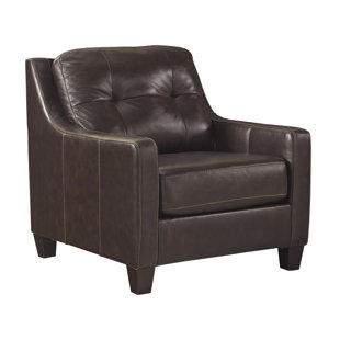 Review Stouffer Mahogany Club Chair by Red Barrel Studio
