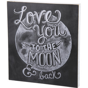 Crescent Moon Wall Decor Wayfair To The Moon Wall Décor