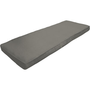 Piped Edge Outdoor Sunbrella Bench Cushion with Zipper