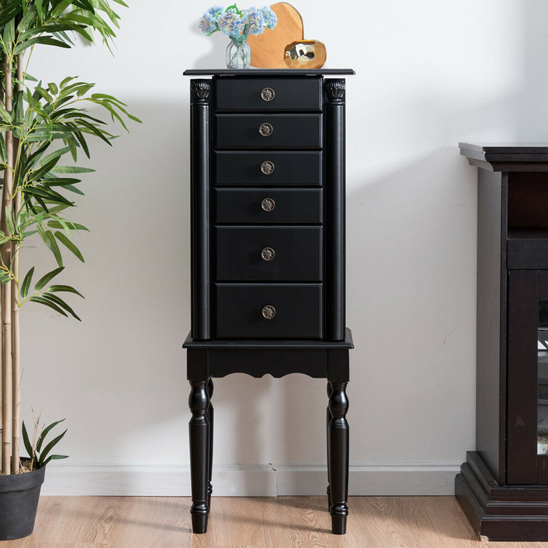 Schorr Cabinet Storage Box Chest Organizer Free Standing Jewelry