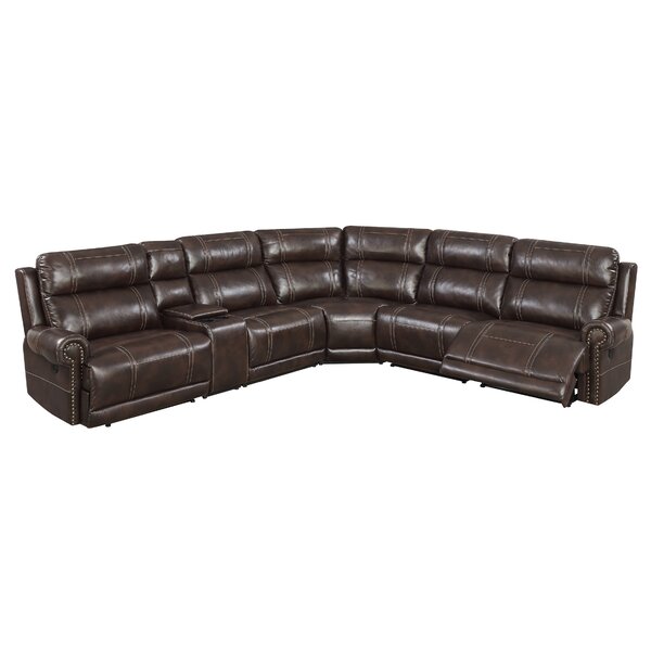Dighton Symmetrical Symmetrical Reclining Sectional By Darby Home Co