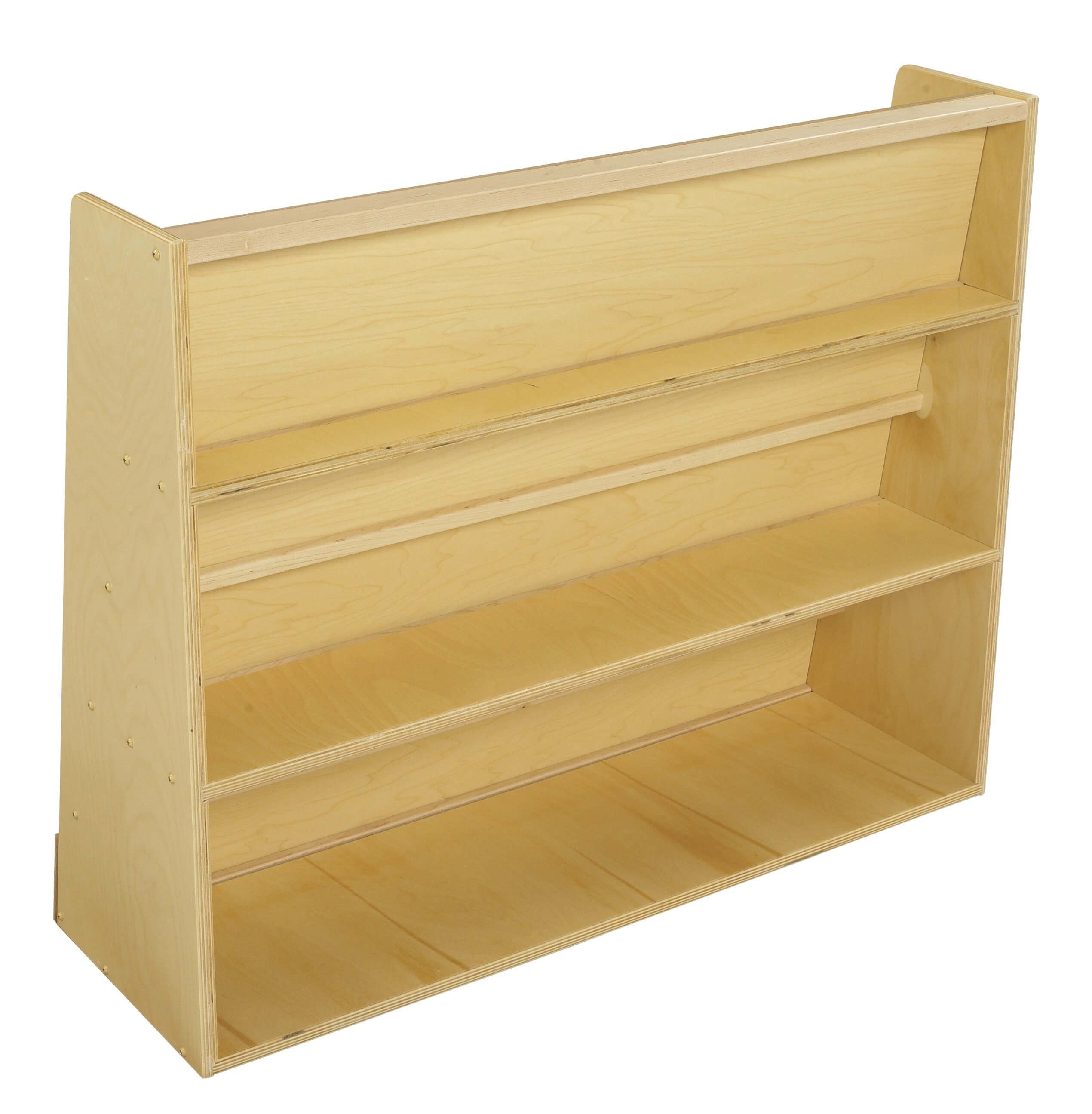 Childcraft Book Display 5 Compartment Bookshelf With Rear Shelves