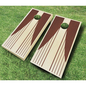 Swooping Stripes 10 Piece Cornhole Set