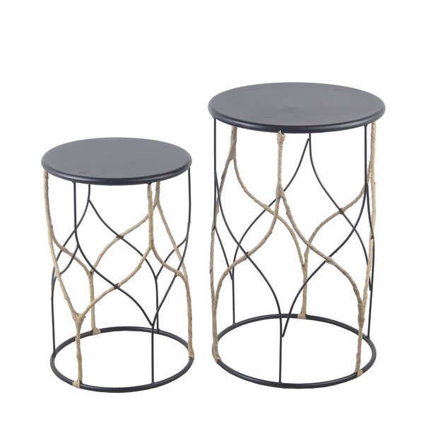 Summers Drum Nesting Tables By Wrought Studio