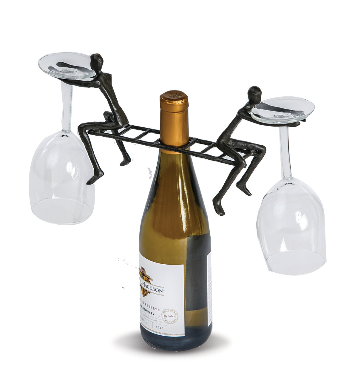 Fleur De Lis Living Chestertown Ladderman 1 Bottle Tabletop Wine