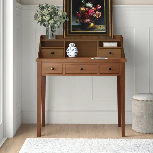 Hardwicke Secretary Desk With Hutch Reviews Joss Main