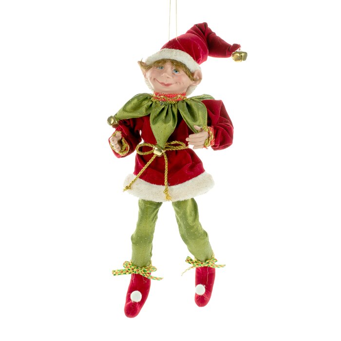 JJ's Holiday Gifts Ltd. Hanging Jester Elf &amp; Reviews | Wayfair.ca