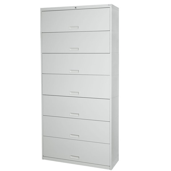 Stak-N-Lok 100 Series 7 Door 30 W Legal Size and Locking High Cabinet by Datum Storage