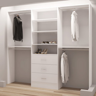 Closet Systems Organizers You Ll Love Wayfair Demure Design 87 W Closet System