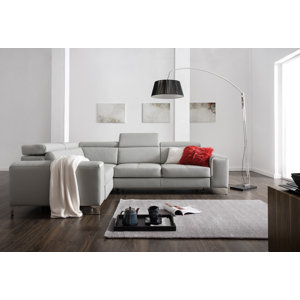 3-tlg. Ecksofa Annaghs mit Bettfunktion von Home & Haus