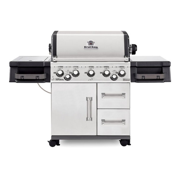 Imperial 590 5-Burner Gas Grill with Side Burner by Broil King