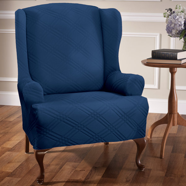 Sensations T-Cushion Wingback Slipcover by Red Bar