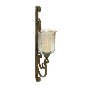 Gorgeous Metal Glass Sconce
