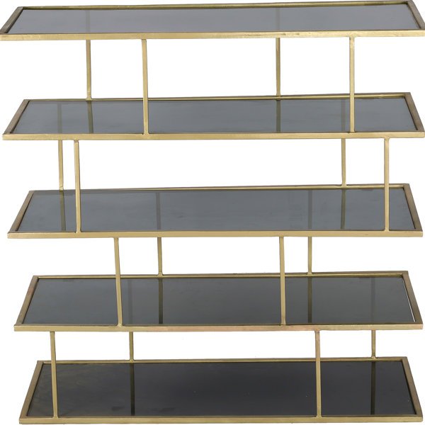 Jeff Etagere Bookcase by Rosdorf Park