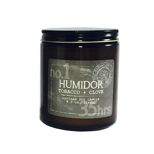 Humidor Tobacco and Clove Scent Jar Candle