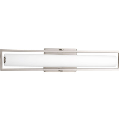 Little Sodbury 1Light Dimmable Vanity Light Orren Ellis Finish Brushed Nickel
