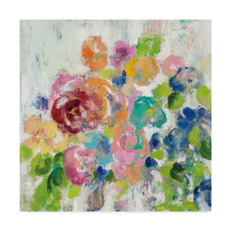 Winston Porter Hydrangea Bouquet Ii Acrylic Painting Print On
