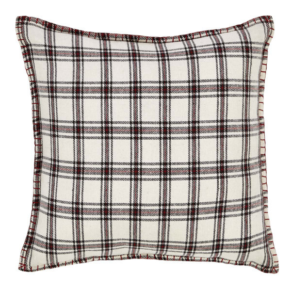 plaid throw pillows