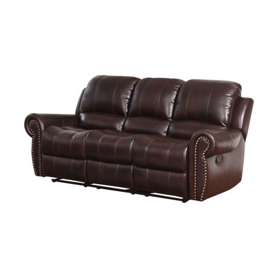 Barnsdale Leather Reclining Sofa