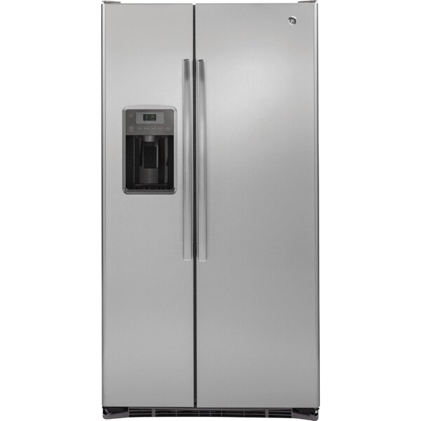 21.9 cu. ft. Counter-Depth Side-by-Side Refrigerator by GE Appliances