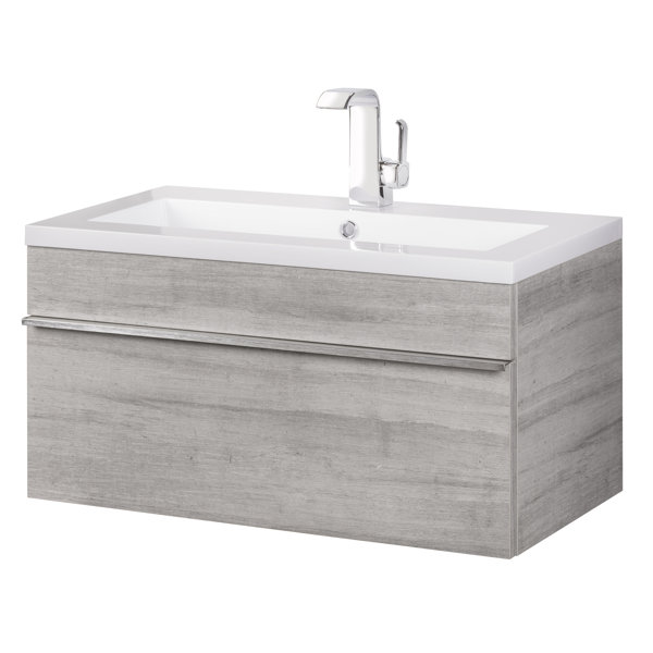 Trough 30 Wall Mounted Single Bathroom Vanity Set by Cutler Kitchen & Bath