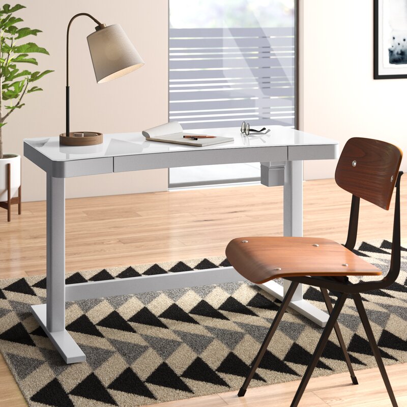 Belda Height Adjustable Standing Desk Reviews Allmodern