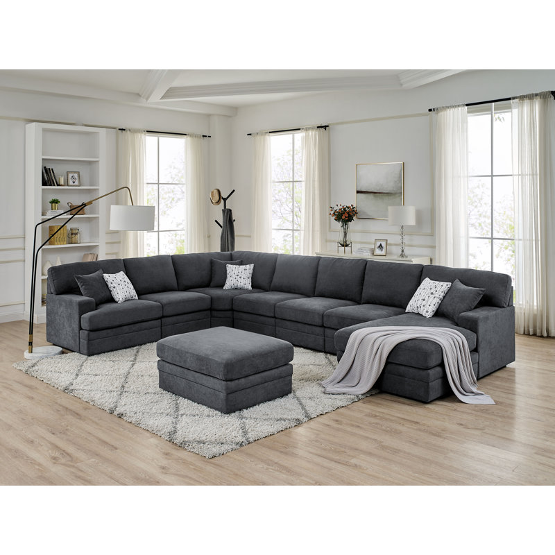 Ebern Designs Episkopi 6 Seater Large 167 Right Hand Facing Ebern Designs Episkopi 6 Seater Large