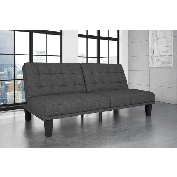 Haysi Futon Lounger Convertible Sofa by Wade Logan