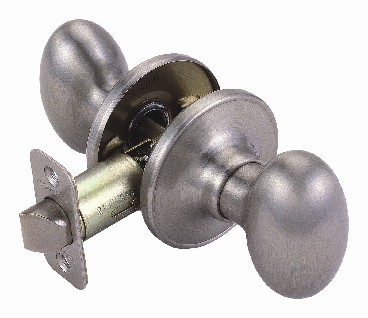 Design House Egg Satin Nickel Passage Hall Closet Door Knob Wayfair