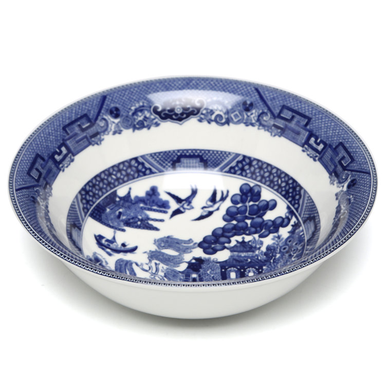 blue willow cereal bowls