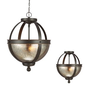 Doris 2-Light Globe Pendant