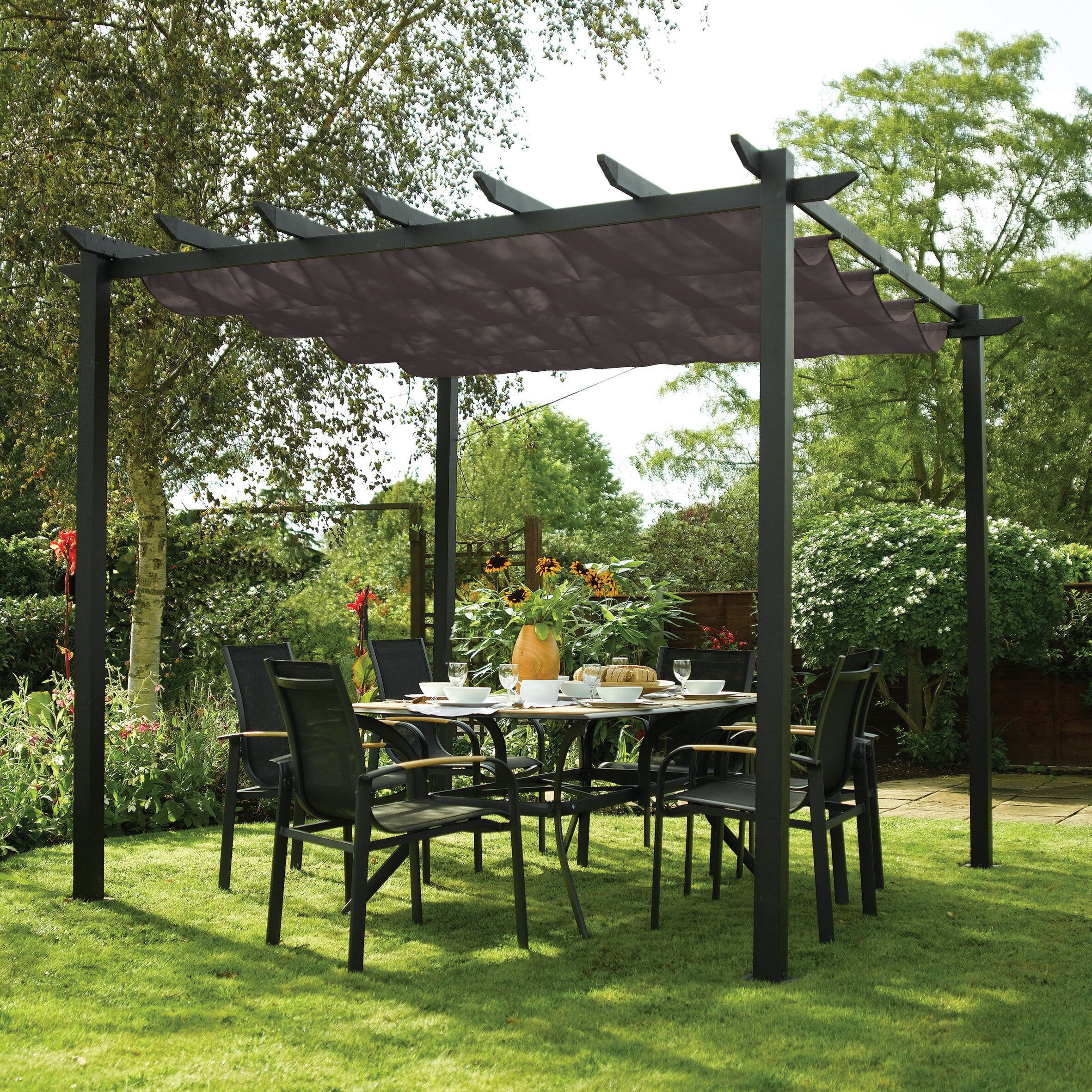 Sol 72 Outdoor Glenhaven W 3 X D 3m Retractable Patio Awning