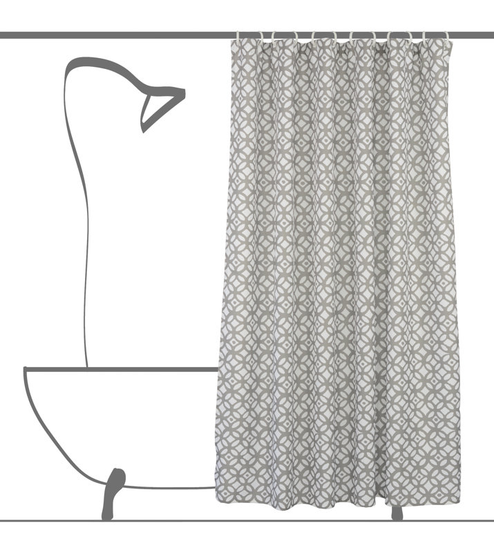 LJ Home Madison Shower Curtain Set & Reviews Wayfair