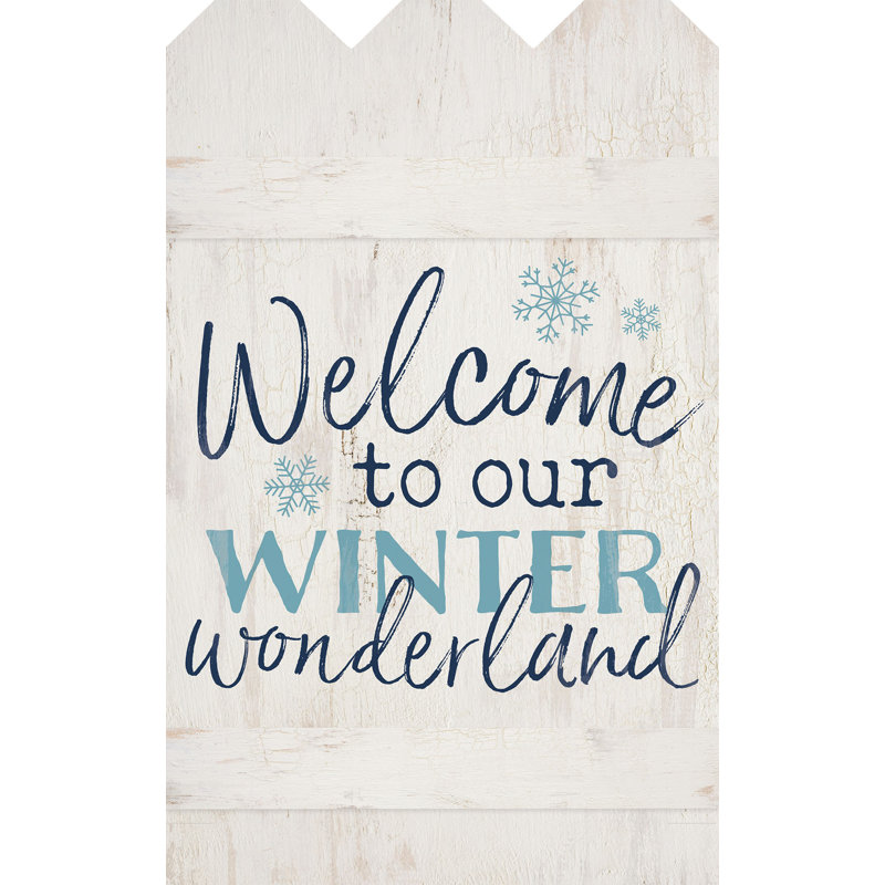 The Holiday Aisle Welcome To Our Winter Wonderland Embellished