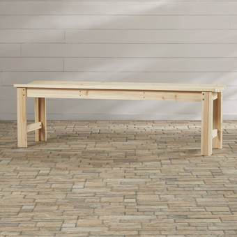 Beachcrest Home Amabel Wooden Picnic Bench Reviews Wayfair