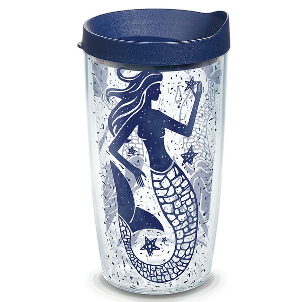 Sun and Surf Mermaid Collage Plastic Travel Tumbler by Tervis Tumbler