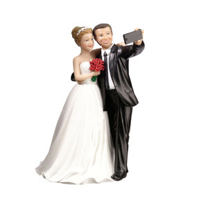 Selfie Couple Cake Topper