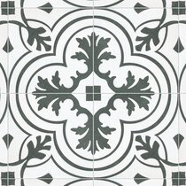 Made In The USA Decorative Floral Ceramic Wall Tile Backsplash KitchenBathroom Tiles 4x4 Tile Or 6x6 Tile Unique Ceramic Accent Tile