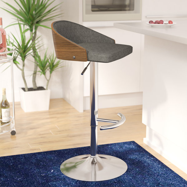Morford Adjustable Height Bar Stool by Wade Logan