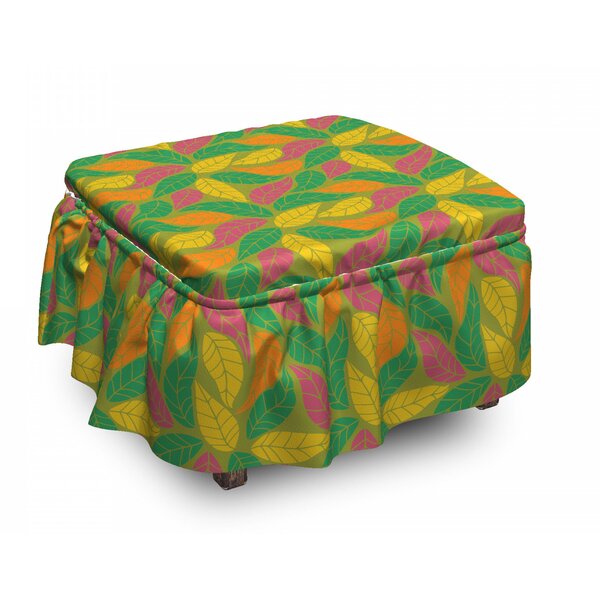 Patio Furniture Box Cushion Ottoman Slipcover