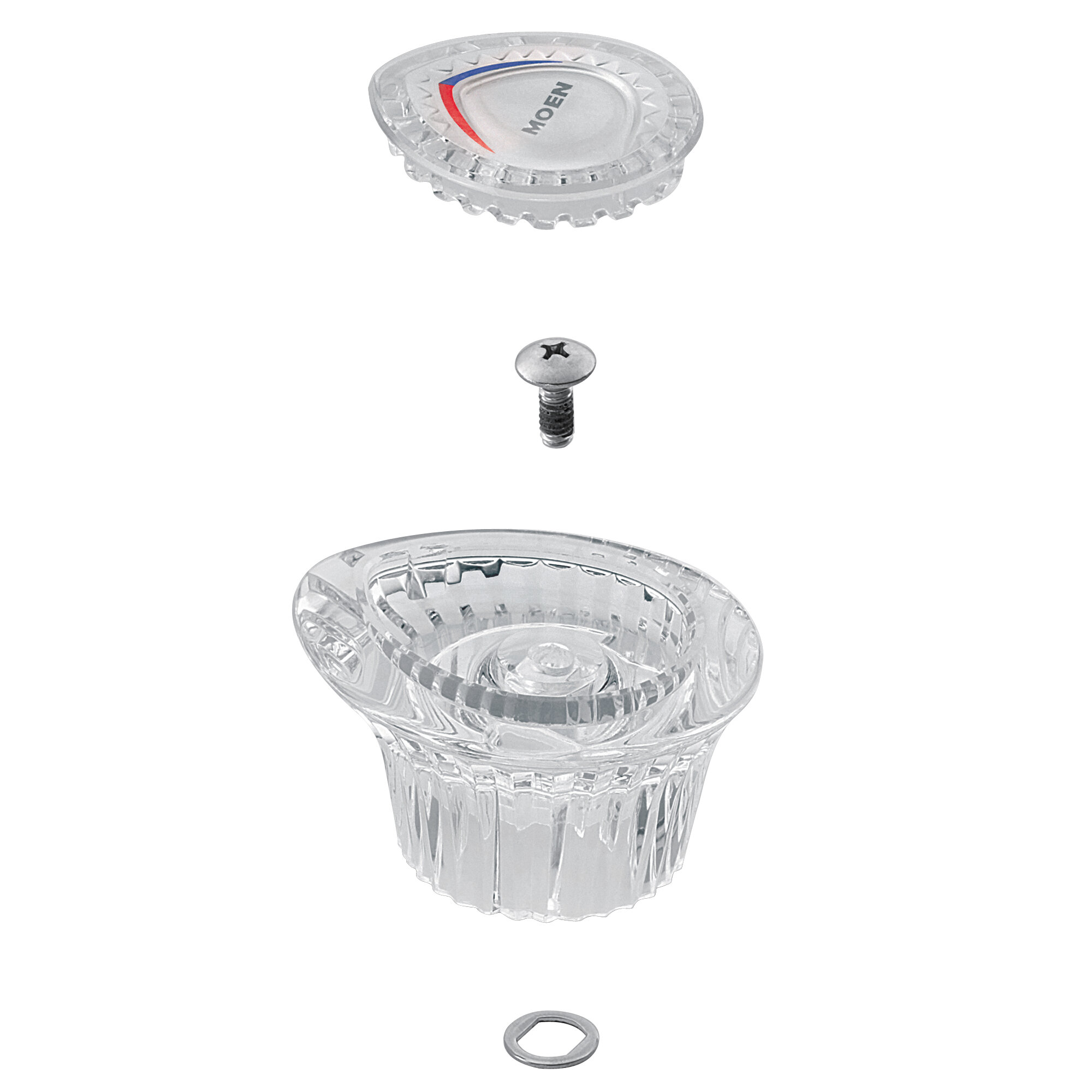 96797 Moen Chateau Knob Handle Kit For Tub Shower Faucet Trim